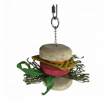 Nino's Java Burger Bird Toy