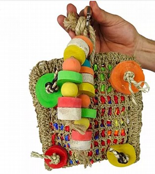 Nino's Java Forage Square Bird Toy