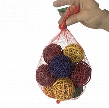 Nino's Java Ratten Balls Bird Toy (12 Pack)