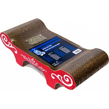 Catit Red Urban Pattern Bench Scratching Board