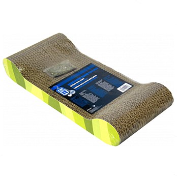 Catit Green Jungle Stripe Lounger Scratching Board