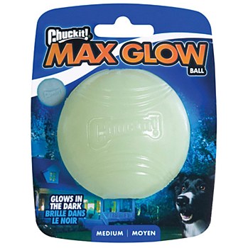 Chuckit! Max Glow Ball Medium 6cm Dog Toy