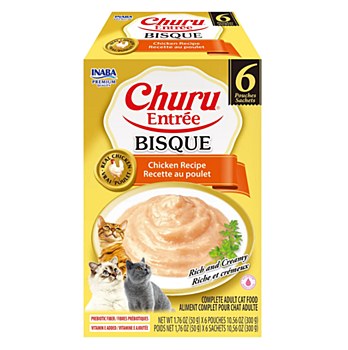 Inaba Churu Entree Bisque Chicken Recipe 6x50g Wet Cat Food