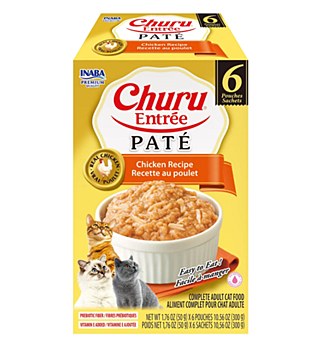 Inaba Churu Entree Pate Chicken Recipe 6x50g Wet Cat Food