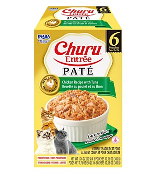 Inaba Churu Entree Pate Chicken with Tuna Recipe 6x50g Wet Cat Food
