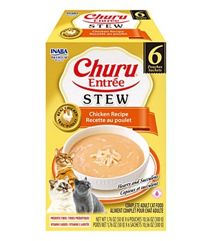 Inaba Churu Entree Stew Chicken Recipe 6x50g Wet Cat Food
