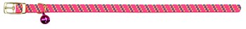 Montys Cat Collar Nylon Elastic Dot Pattern Pink