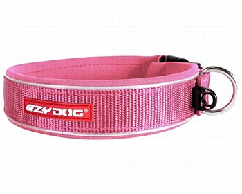 EzyDog Dog Collar Classic Medium Pink