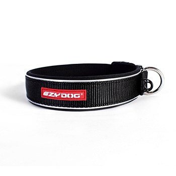 EzyDog Dog Collar Classic Extra Large Black