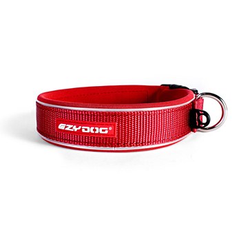 EzyDog Dog Collar Classic Extra Large Red