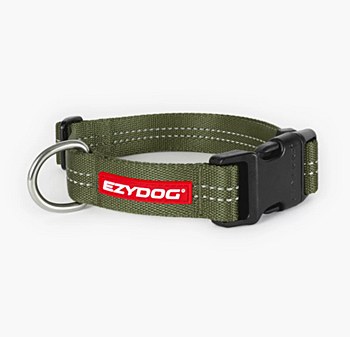 EzyDog Dog Collar Essential Large Green