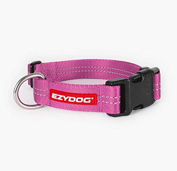 EzyDog Dog Collar Essential Large Pink