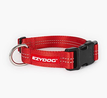 EzyDog Dog Collar Essential Large Red