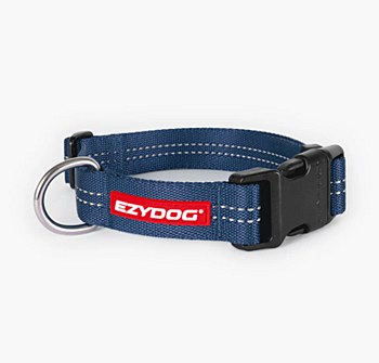 EzyDog Dog Collar Essential Small Blue