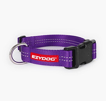 EzyDog Dog Collar Essential Small Purple