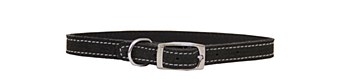 Montys Dog Collar Suede 40cm Black