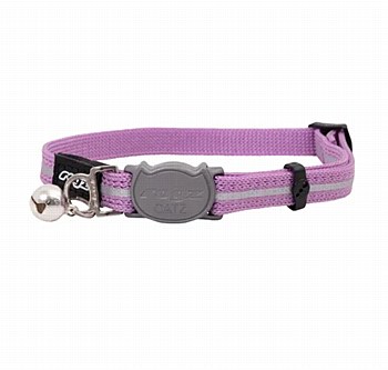 Rogz Alley Cat Lilac Safety Cat Collar Small