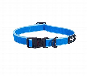 Rogz Dog Collar Classic Amphibian Blue Large