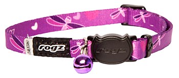 Rogz Cat Collar Purple Dragonfly Kitten
