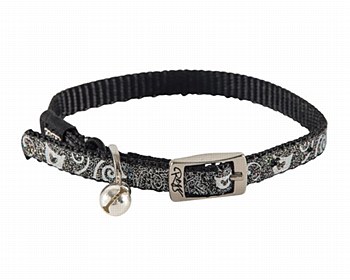 Rogz Cat Collar SparkleCat Kitten 8mm Black