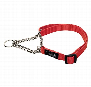 Prestige Pet Adjustable Semi Choke Collar 1 inch Red