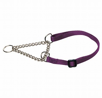 Prestige Pet Adjustable Semi Choke Collar 3/4 inch Purple
