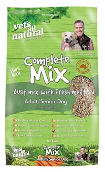 Vet's All Natural Complete Mix Adult/Senior Dog 15kg