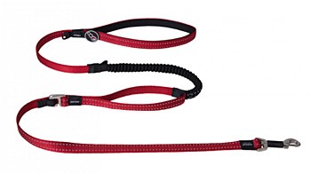 Rogz Control Long Dog Lead Lumberjack Red
