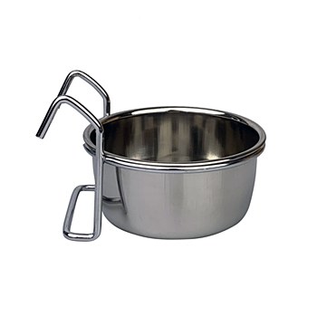 Show Master Coop Cup Stainless Steel Hanging 48 ounce Bird Feeder