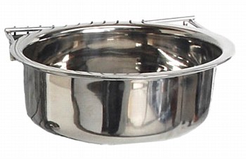 Show Master Coop Cup Stainless Steel Bolt On 20 ounce Bird Feeder