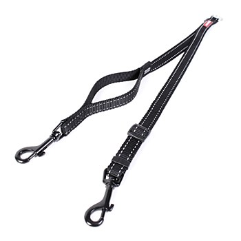 EzyDog Dog Coupler Lead Soft Touch 24 inch Black
