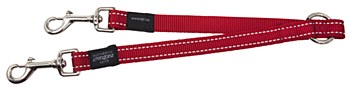 Rogz Dog Lead Splitter Classic Large Red