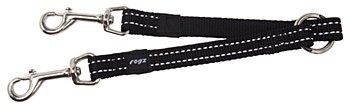 Rogz Dog Lead Splitter Classic Medium Black
