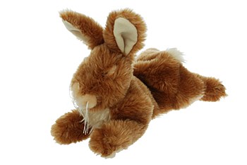 Yours Droolly Cuddlies Rabbit Dog Toy Small