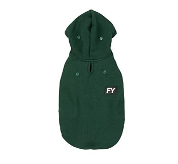 FuzzYard Dog Coat Flash Hoodie Green Size 2