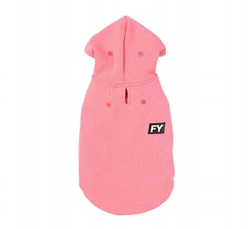 FuzzYard Dog Coat Flash Hoodie Pink Size 4