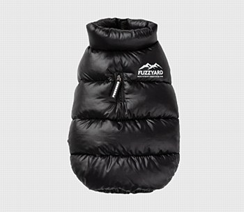 FuzzYard Dog Coat Harlem Puffer Jacket Black Size 2