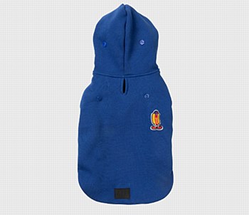 FuzzYard Dog Coat The Homies Hoodie Blue Size 6