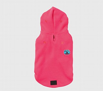 FuzzYard Dog Coat The Homies Hoodie Pink Size 2