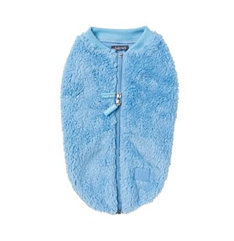 FuzzYard Dog Coat Teddy Jacket Blue Size 3