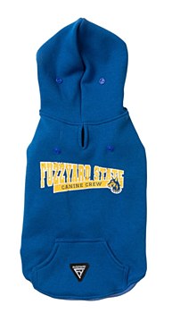 FuzzYard Dog Coat State Hoodie Blue Size 4