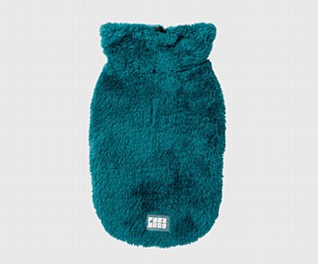 FuzzYard Dog Coat Turtle Teddy 26 Sweater Deep Teal Size 1