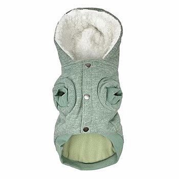 Huskimo Dog Coat Mt Snowy Hoodie Eucalyptus 60cm