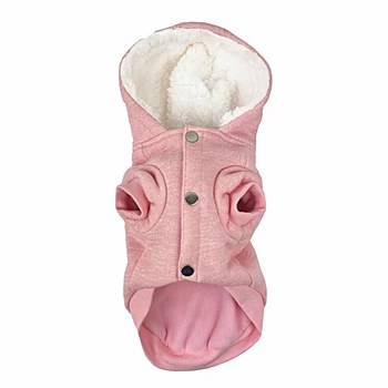 Huskimo Dog Coat Mt Snowy Hoodie Pink 67cm