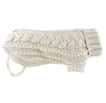 Huskimo Dog Jumper French Knit Ivory 46cm