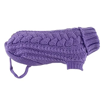 Huskimo Dog Jumper French Knit Lavender 52cm