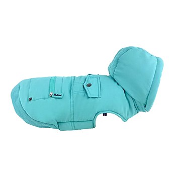Huskimo Dog Coat Mount Buller Periwinkle Aqua 27cm