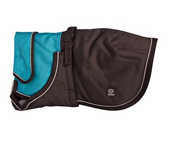 Pet One Dog Coat Heavy Duty Water Resistant Blizzard Teal 45cm