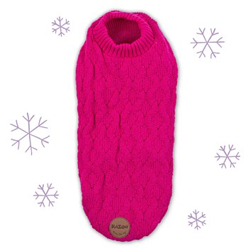Kazoo Dog Coat Raspberry Pink 33cm