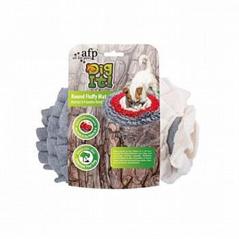 All For Paws Dig It! Round Fluffy Mat Dog Toy